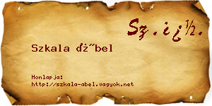 Szkala Ábel névjegykártya