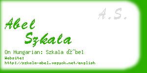 abel szkala business card